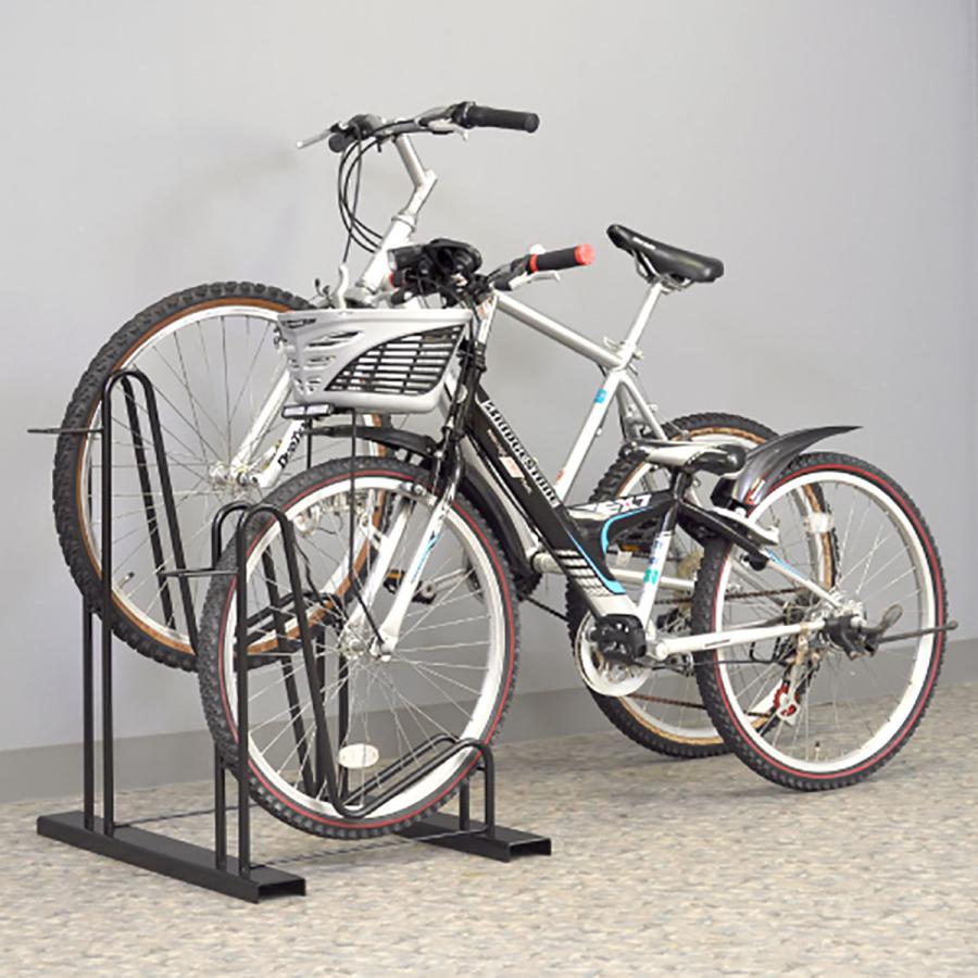 スタンドいらずの頑丈自転車ラック 2台用 日本製 屋外 一般家庭用 サイクルラック サイクルスタンド 自転車スタンド 自転車置き 足立製作所 | 足立製作所 | 04