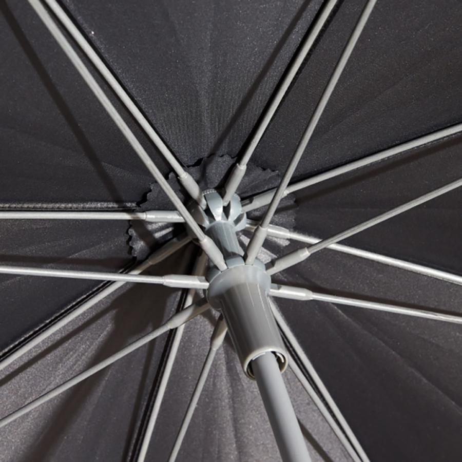 ＋TIC COOL SHADE オールプラスチック傘 遮蔽率 遮光率99.9% 雨晴兼用 錆びない 選べる２色 グレー ブラック 安全 グッドデザイン賞 ギフト 傘｜yo-ko｜07