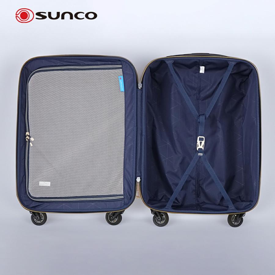 LIGHTGO スーツケース Lサイズ 未使用品 旅行 SUPER LIGHTS ZIP-6 機内持ち込みOK SLZ6-49 1.8kg 超軽量 スーツ