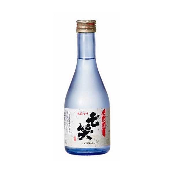 七笑 - 純米酒 300ml x 12本 容れもの売りわたす 貨物輸送無料 本州のみ 酒造 長野県 OKN 日本酒-食品-純米酒
