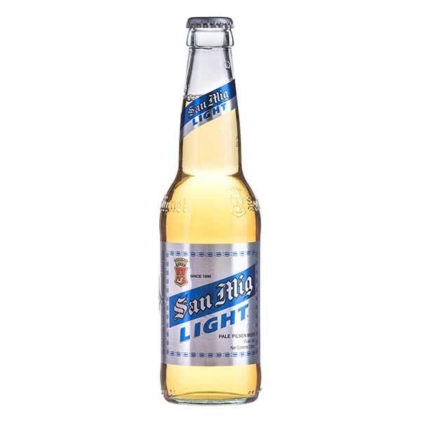 サンミゲール ライト 瓶 330ml x 24本 ケース販売 送料無料 本州のみ NB 香港 ビール