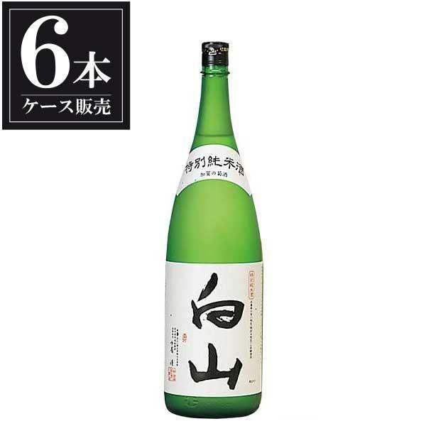 日本酒 japanese sake萬歳楽 白山 特別純米酒 1.8L 1800ml x 6本 ケース販売 小堀酒造 石川県 0KN