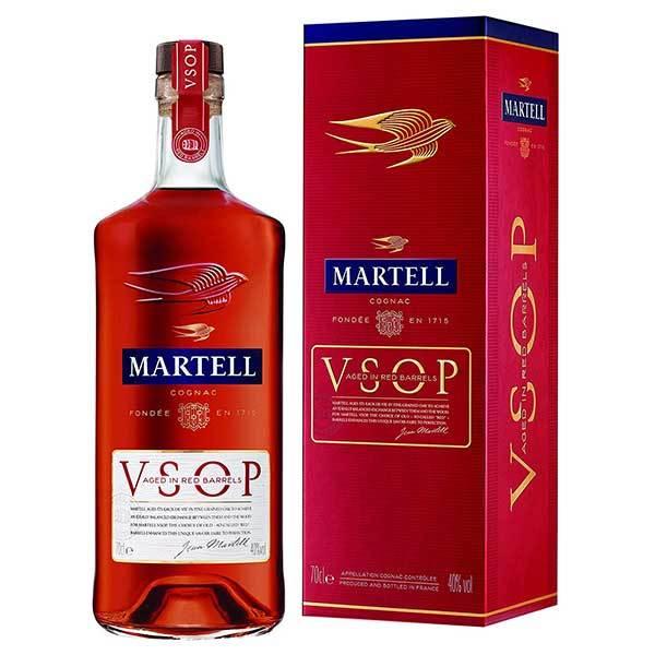 マーテル V.S.O.P エイジド イン レッド バレル 40度 700ml 送料無料 本州のみ ペルノ フランス コニャック ブランデー