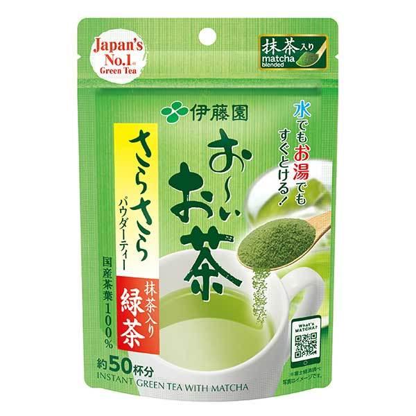 伊藤園 お〜いお茶 さらさら抹茶入り緑茶 パウチ 40g x 30本 ケース販売 伊藤園 日本 飲料 日本茶 19411