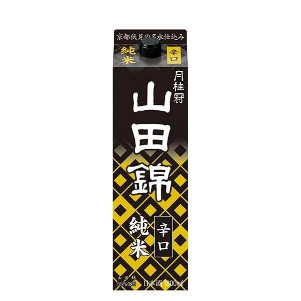 月桂冠 山田錦 純米 パック 1.8L 1800ml x 12本 2ケース販売 送料無料 本州のみ 月桂冠 清酒酒 14度 やや淡麗