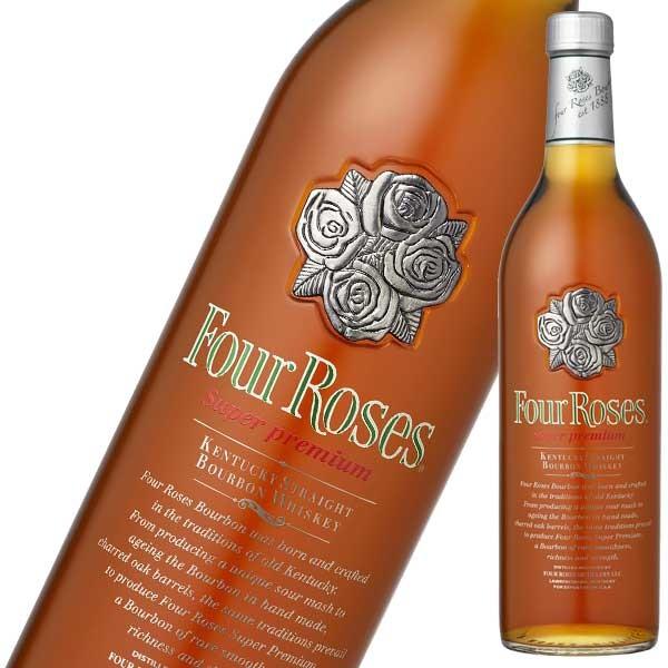 フォアローゼズ プラチナ 43度 750ml 正規品 アメリカ FourRoses ウイスキー フォアローゼス KRI｜yo-sake