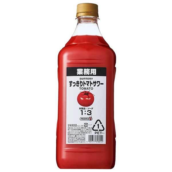 素晴らしい品質 格安販売中 サントリー プロサワー すっきりトマト PET 1.8L 1800ml x 6本 ケース販売 あすつく 日本 甘味果実酒 PRSTOM s-cs.com s-cs.com