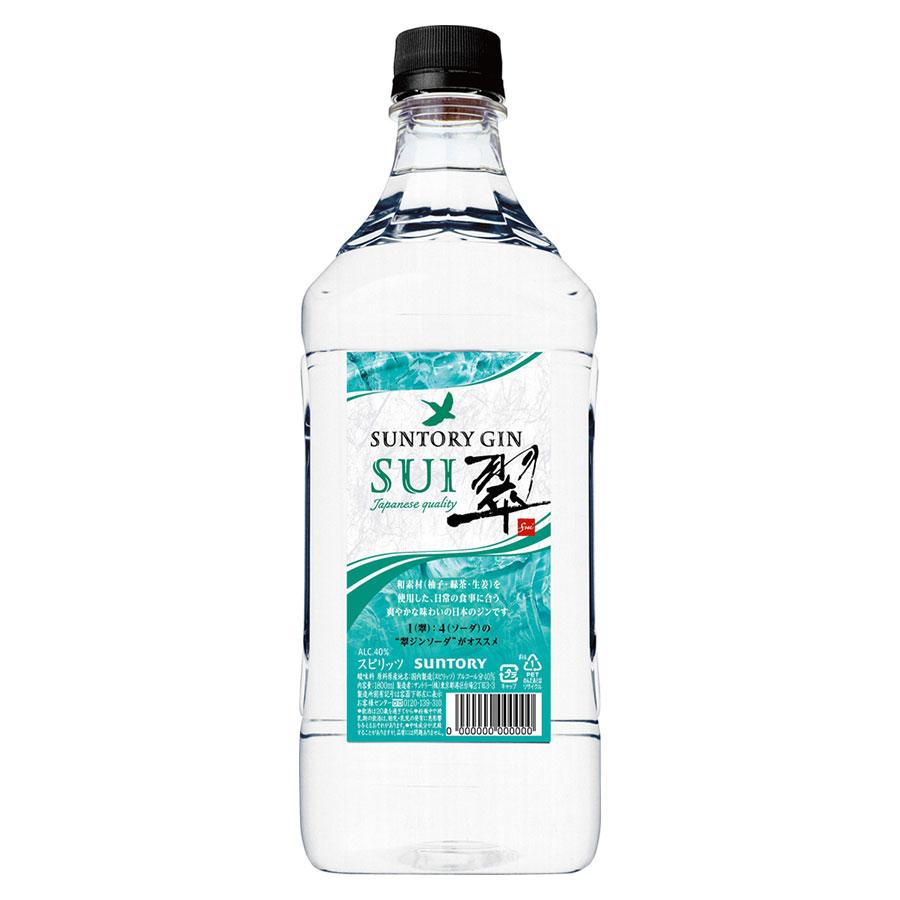 SUNTORY（サントリー） ジン 翠 PET 1.8L 1800ml 日本 スピリッツ