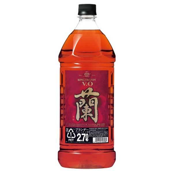 キングブランデーV.O 蘭 37度 ペット 2.7L 2700ml x 6本 ケース販売 宝酒造 日本｜yo-sake