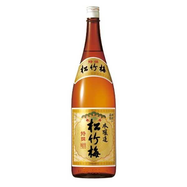 特撰 松竹梅 本醸造 15度 瓶 1.8L 1800ml x 6本 ケース販売 宝酒造 日本 京都府