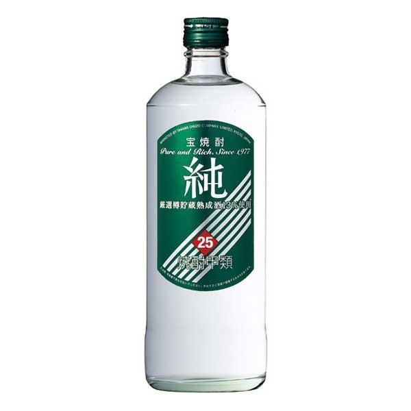 宝焼酎 純 25度 瓶 720ml x 12本 ケース販売 宝酒造 日本 千葉県