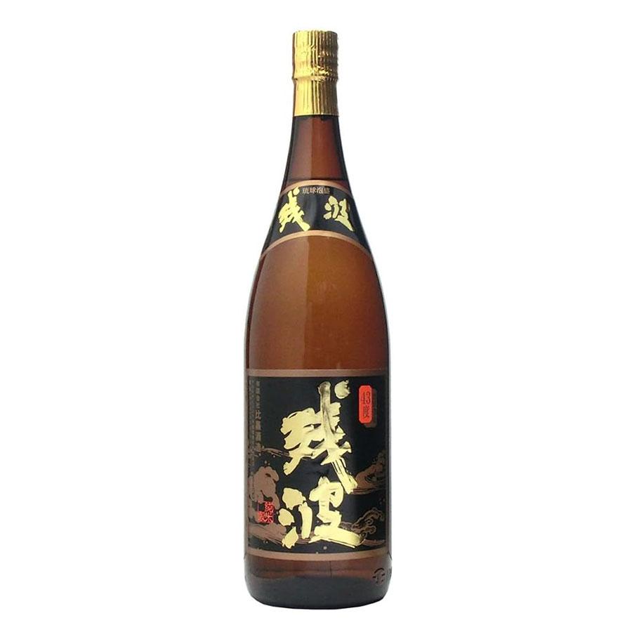 泡盛　残波1800ml 一升43度 残波 比嘉 43度 1.8L 1800ml x 6本 ケース販売 比嘉酒造 泡盛 送料無料