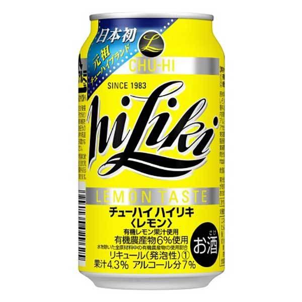 ハイリキレモン 缶 350ml x 72本 3ケース販売 アサヒビール 日本 缶チューハイ 1R705｜yo-sake