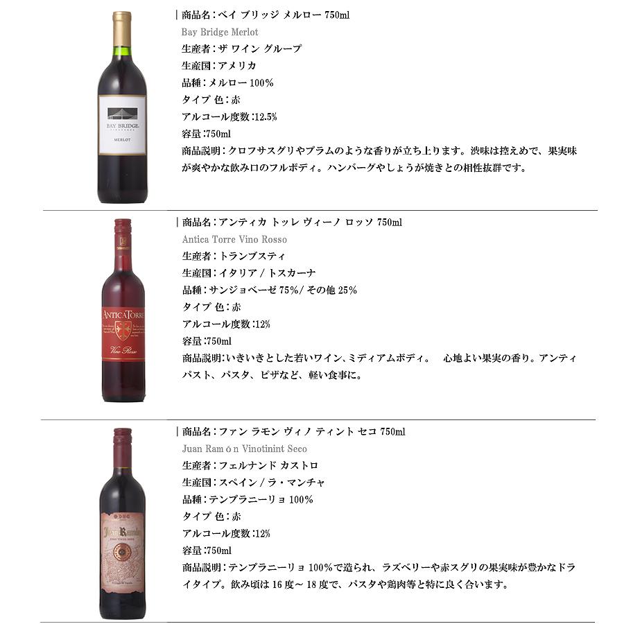 ワインセット デイリーワイン 赤6本セット 送料無料(本州のみ ワインセット デイリーワイン 赤6本セット 送料無料(本州のみ