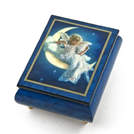 Enchanting Blue Ercolano Painted Music Box Titled Moonbeam By Brenda Burke Kisumupoly Ac Ke