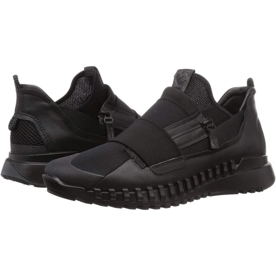 メール便なら送料無料 エコー タウンシューズ レザースニーカー Zipflex M メンズ ブラック ブラック 26 5 Cm 3 E 最安値挑戦 Zeesamachar Com