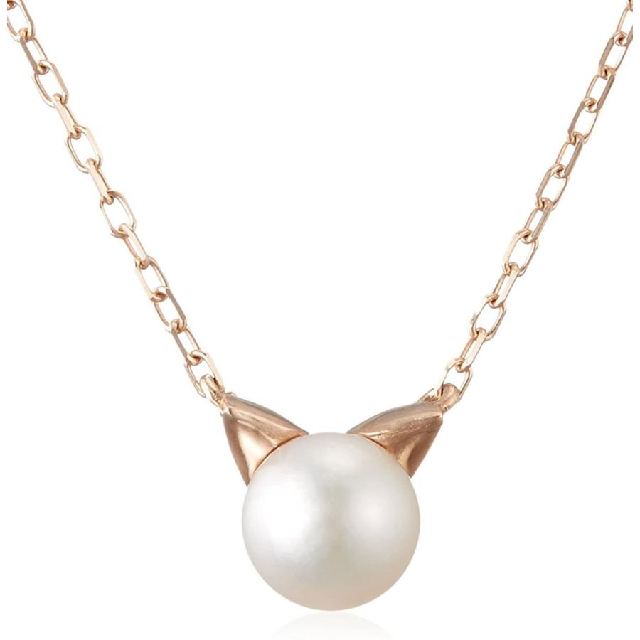 正規激安 キャーロ ディ ディアマンテ Chiaro Di Diamante K10ピンクゴールド アコヤパール ネコペンダントネックレス Chs68 最先端 Secretoftheislands Com