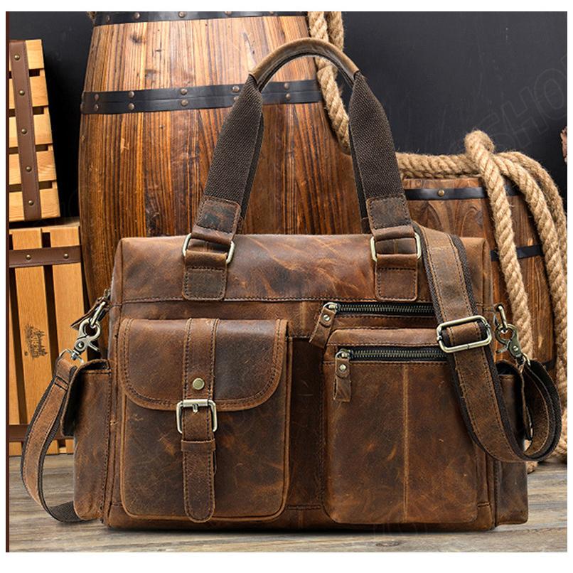 ブリーフバッグ 本革 メンズ ビジネスバッグ おしゃれ 牛革 レザー 2way ブラウン コーヒー ダークブラウン Keser No