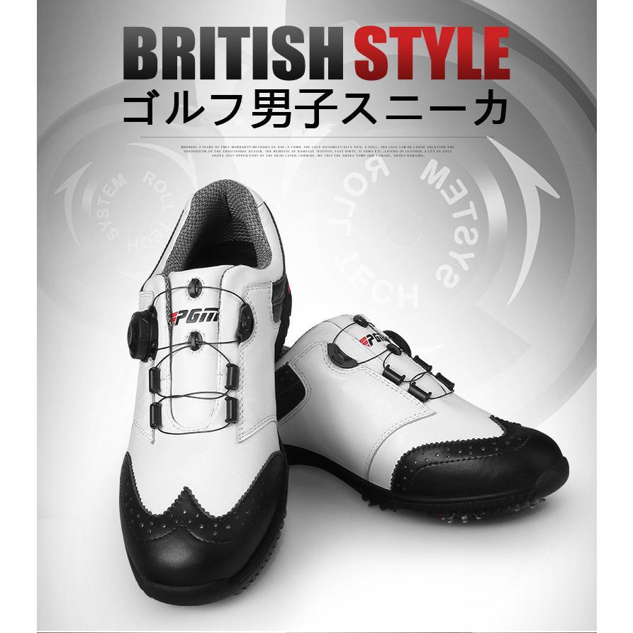 メンズ ゴルフシューズ ダイヤル式 ワイヤー紐 防水 通気性良い シューズ 靴 滑り止め スポーツ スニーカー 男性 ファション Yo Xz 12 Yo6031ストア 通販 Yahoo ショッピング