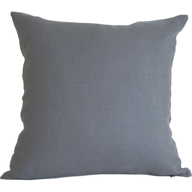 クッションカバー［35cm角］ベルギーリネン 天然染の自然派志向