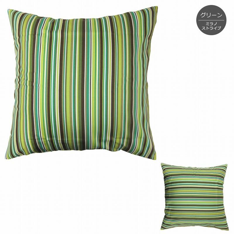 Californiat ストライプクッション クッションカバー 60×60 ミラノストライプ イタリアンカラー 配色が