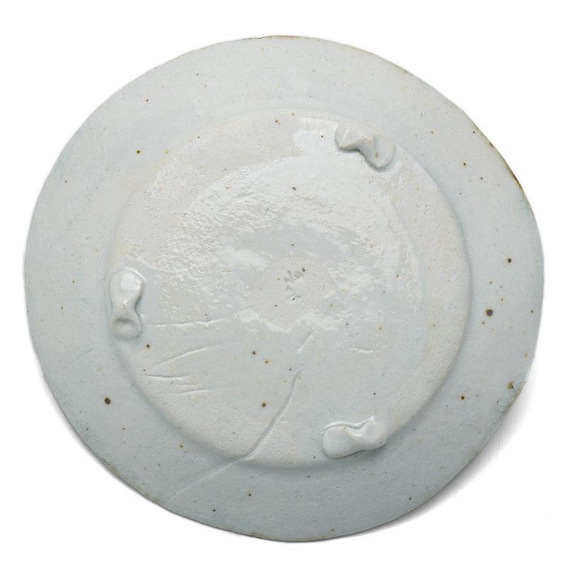 瀬戸焼：銹絵5.5寸◎皿・鍔広・有松進《小皿：17.0cm》 |  | 02