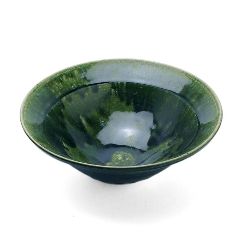 織部焼：織部7寸甲鉢・有松進《大鉢・22.0cm》 : 和食器の愉しみ 工芸