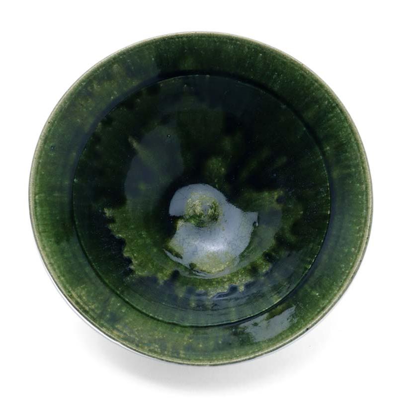 織部焼：織部7寸甲鉢・有松進《大鉢・22.0cm》 : 和食器の愉しみ 工芸