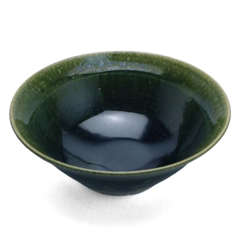 織部焼：織部5.5寸甲鉢・有松進《中鉢・17.0cm》 : 和食器の愉しみ