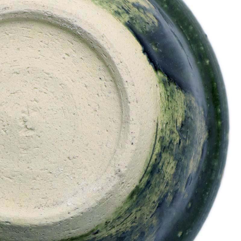 織部焼：織部5.5寸甲鉢・有松進《中鉢・17.0cm》 : 和食器の愉しみ