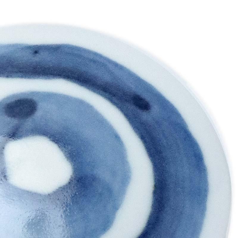 染付：段重蓋物・小・独楽文・植山昌昭《小物》 |  | 04