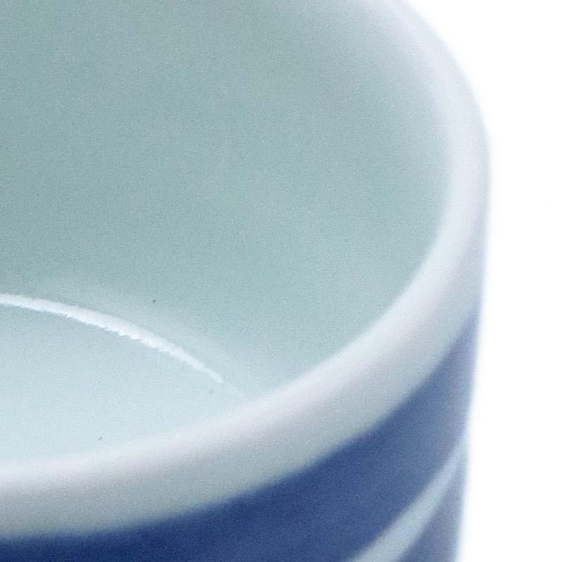 染付：段重蓋物・小・独楽文・植山昌昭《小物》 |  | 06