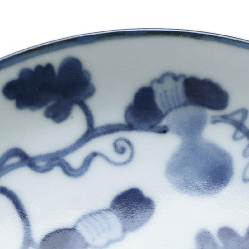 【現品限り！】染付：5寸ひょうたん文皿・植山昌昭《小皿・15.2cm》 |  | 05