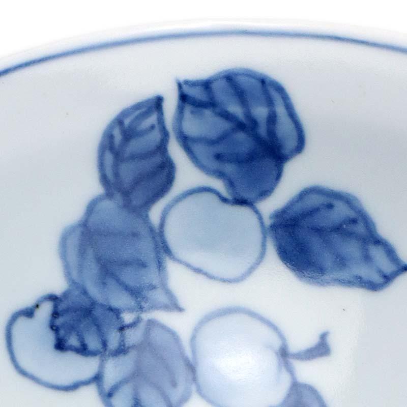 染付りんご文中鉢・植山昌昭《小鉢・14.0m》 |  | 01