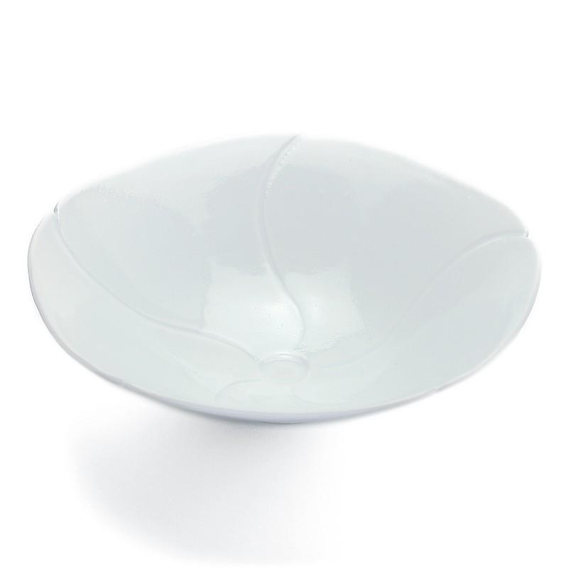 白磁（天草陶石）：白瓷芙蓉手向付・海老ヶ瀬保《中鉢・向付・18.0cm》 | 