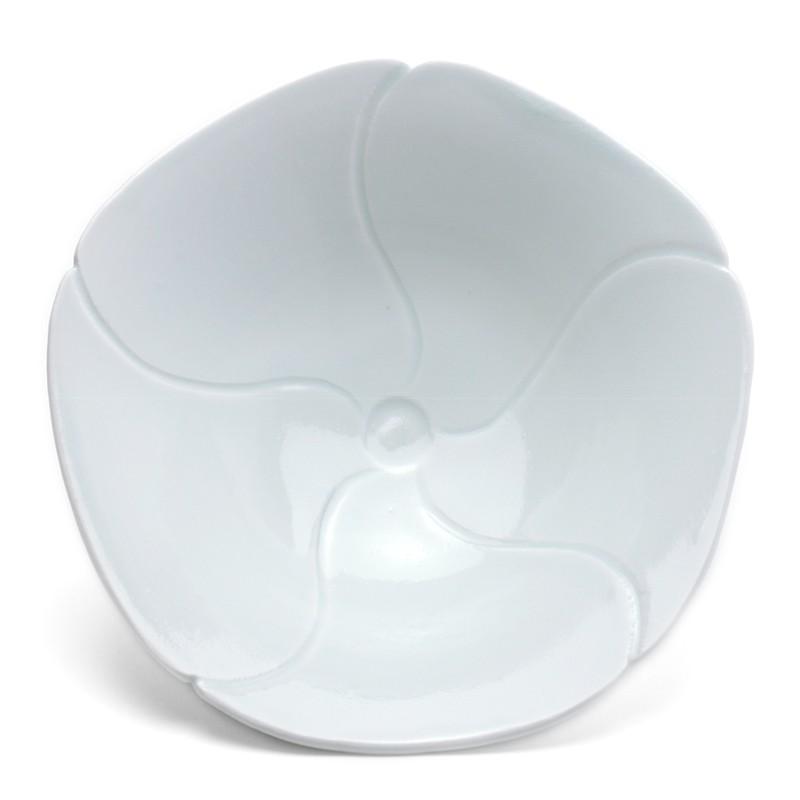 白磁（天草陶石）：白瓷芙蓉手向付・海老ヶ瀬保《中鉢・向付・18.0cm》 |  | 01