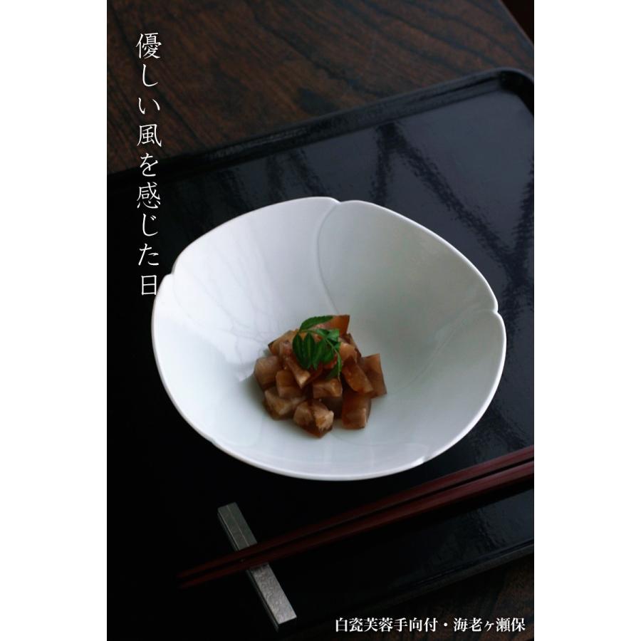 白磁（天草陶石）：白瓷芙蓉手向付・海老ヶ瀬保《中鉢・向付・18.0cm》 |  | 06