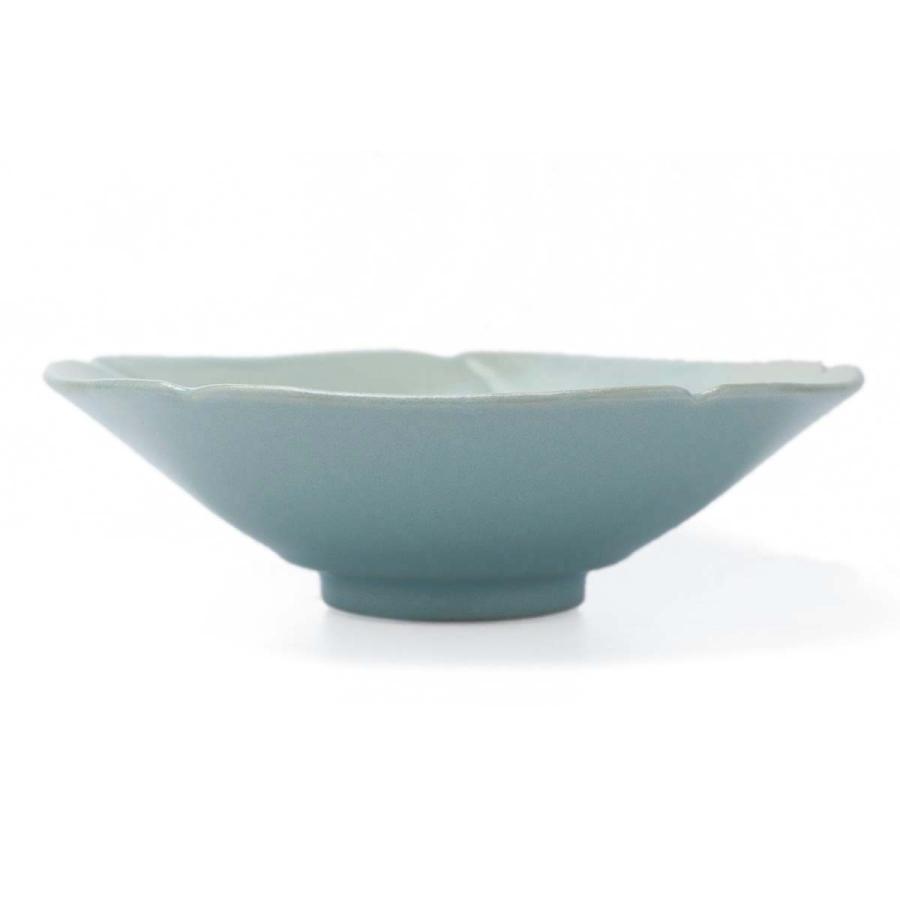 青磁：青瓷緋色芙蓉手鉢・海老ヶ瀬保《小鉢・15.0cm》 : 和食器の愉し