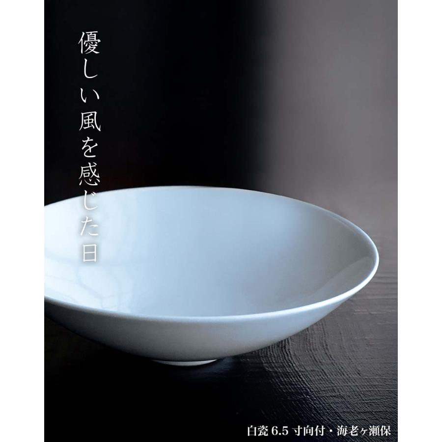 白磁（天草陶石）：白瓷6.5寸向付・海老ヶ瀬保《中鉢・向付・19.0cm》 |  | 17