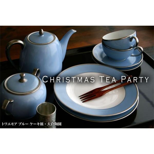 磁器：トワエモア ブルー ティー碗皿・大倉陶園《ティーカップ・皿セット》 |  | 05