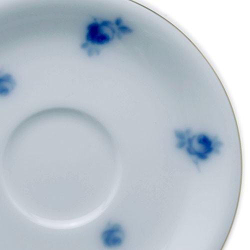 磁器：バラ文岡染めコーヒー碗皿・大倉陶園《コーヒーカップ・皿セット・140ml》 |  | 10