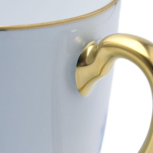 磁器：バラ文岡染めコーヒー碗皿・大倉陶園《コーヒーカップ・皿セット・140ml》 |  | 04