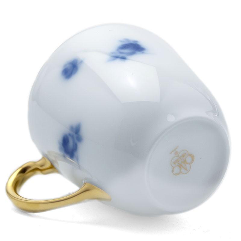 磁器：バラ文岡染めコーヒー碗皿・大倉陶園《コーヒーカップ・皿セット・140ml》 |  | 09