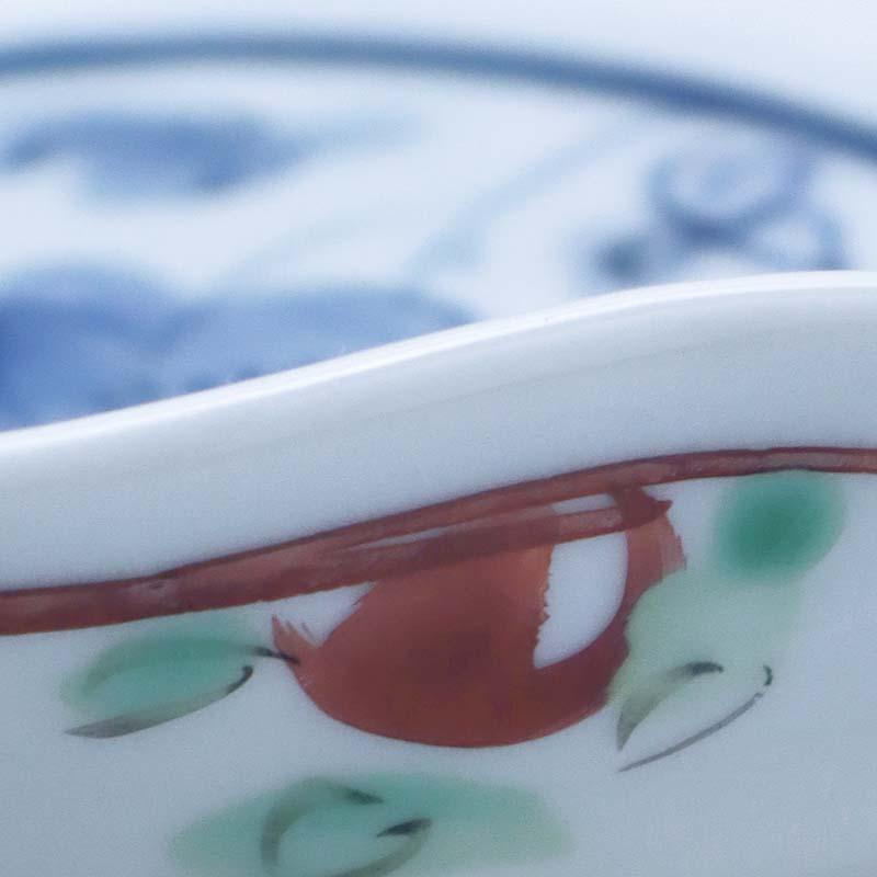 九谷焼:呉州赤絵牡丹文向付・須田菁華《小鉢・12.0cm》 : 和 九谷焼:呉州赤絵牡丹文向付・須田菁華《小鉢・12.0cm》 : 和