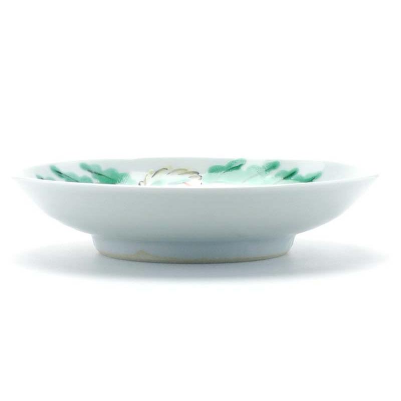 九谷焼：色絵〆飾文皿・須田菁華《小皿・13.0cm》 : 和食器の