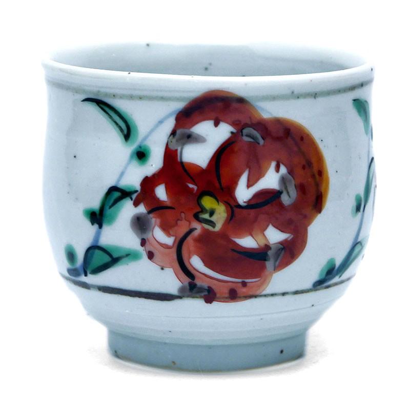 九谷焼：色絵百合文湯呑・須田菁華《湯呑》 : 和食器の愉しみ 工芸店