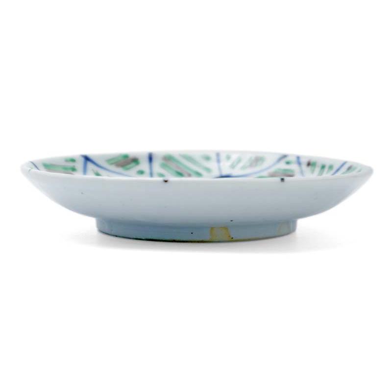 九谷焼：色絵綾文皿・小・須田菁華《小皿・14.2cm》 : 和食器の愉しみ