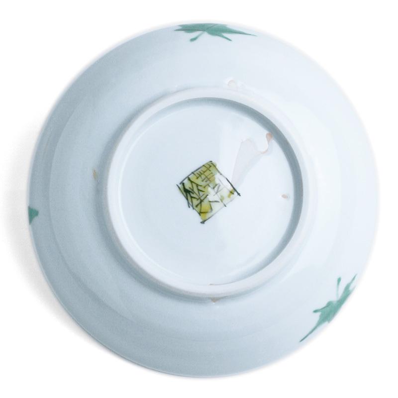 九谷焼・色絵楓葉文向付・須田菁華《小皿・13.3cm》 : 和食器の愉しみ