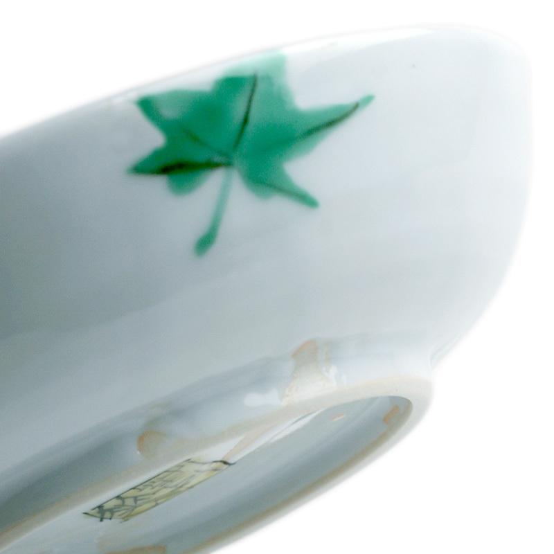 九谷焼・色絵楓葉文向付・須田菁華《小皿・13.3cm》 : 和食器の愉しみ