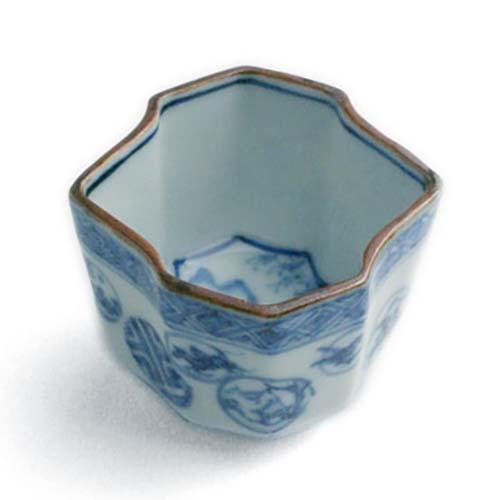 九谷焼：祥瑞松皮菱酒盃・須田菁華《ぐい呑み》 : 和食器の愉しみ 工芸